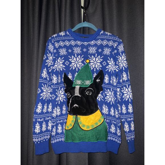 Ugly Christmas Sweater Xmas Size Small Dog - Picture 1 of 3